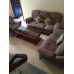 THANH LÝ SOFA VẢI NỈ CAO CẤP BÀN KÍNH GỖ CHỮ Z
